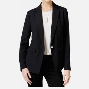 Womens Collar  One Button Blazer Jacket